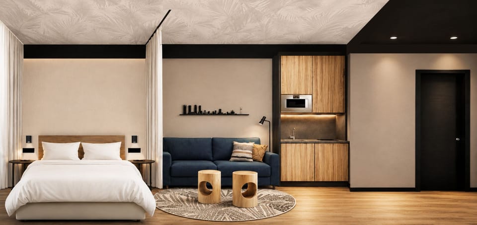Desk, iron/ironing board (on request), WiFi (free)