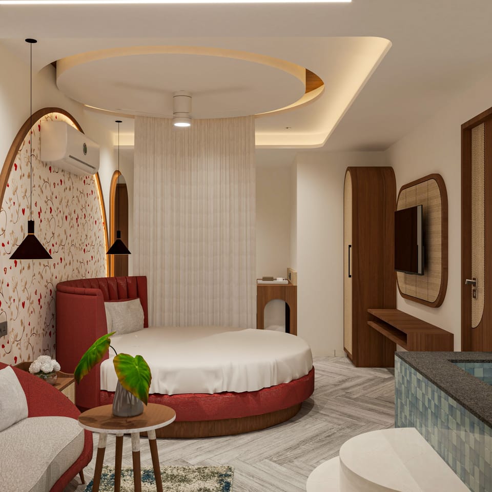 Double Room, City View | Desk, laptop workspace, free WiFi