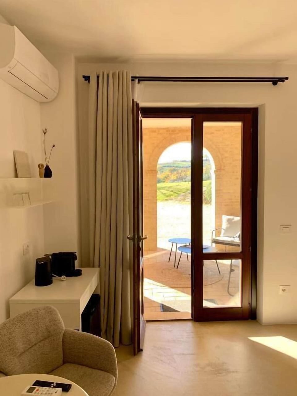 Deluxe Double Room, 1 King Bed, Garden View | Living area | 43-inch Smart TV with digital channels, Netflix, streaming services