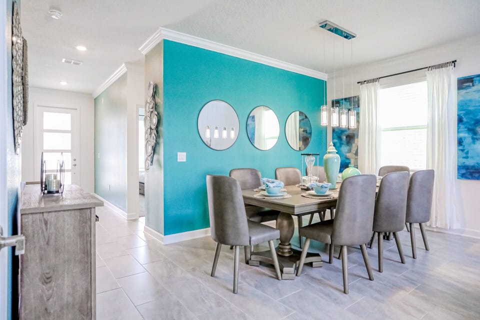 House, Multiple Beds, Pool View (CHG125-9219-5-GP-ChampionsGate Estate) | 5 bedrooms, individually decorated, individually furnished, bed sheets