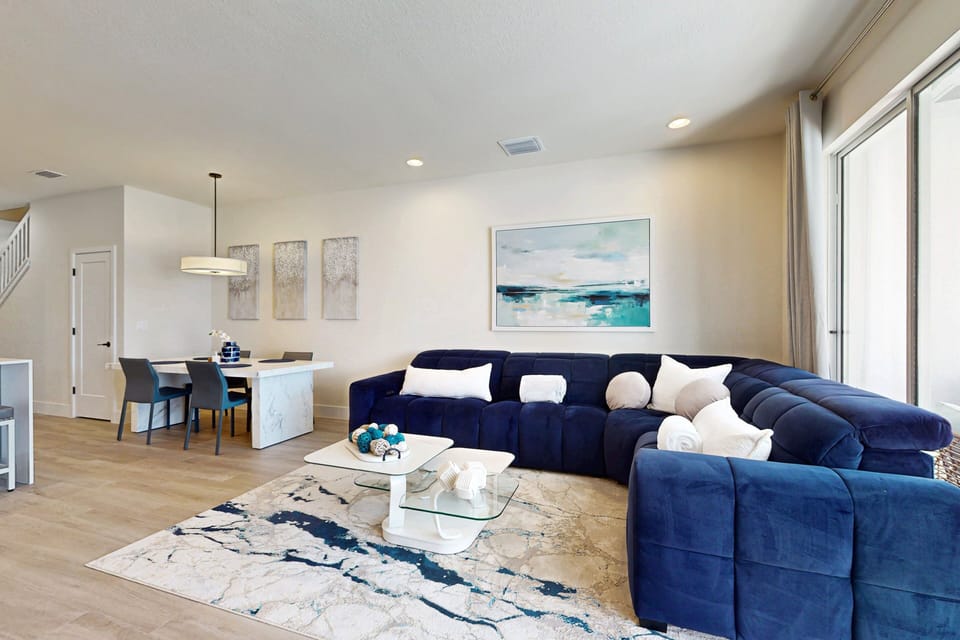 House, Multiple Beds, Pool View (Serenity Cove) | Living area