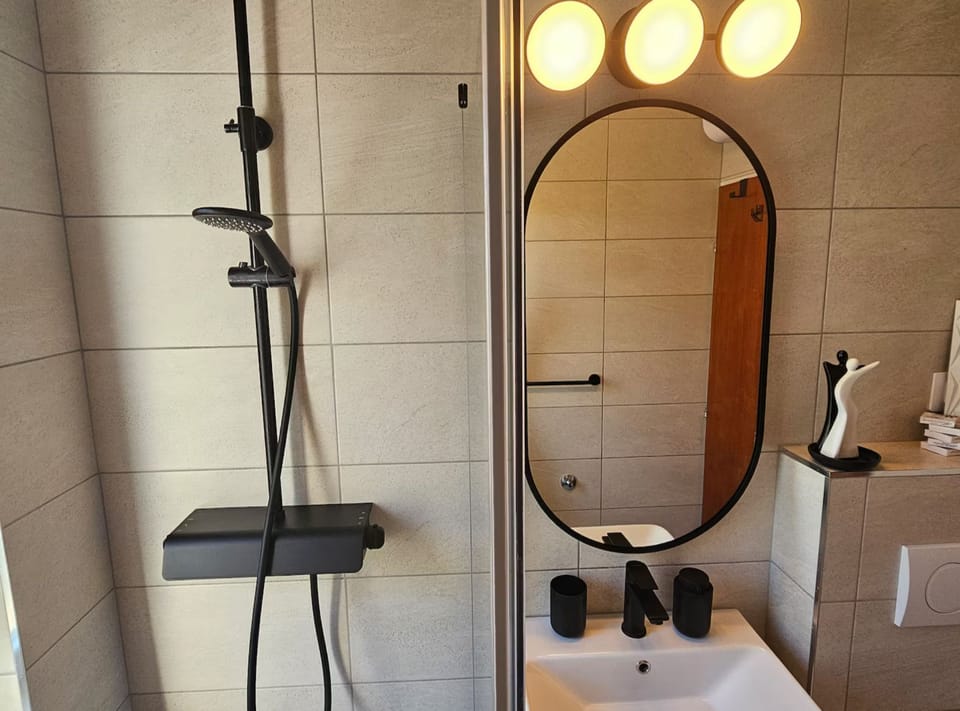 Apartment (Superior One Bedroom Apartment with S) | Bathroom | Shower, towels