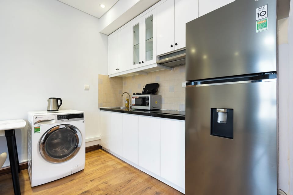 Comfort Apartment, City View | Private kitchen