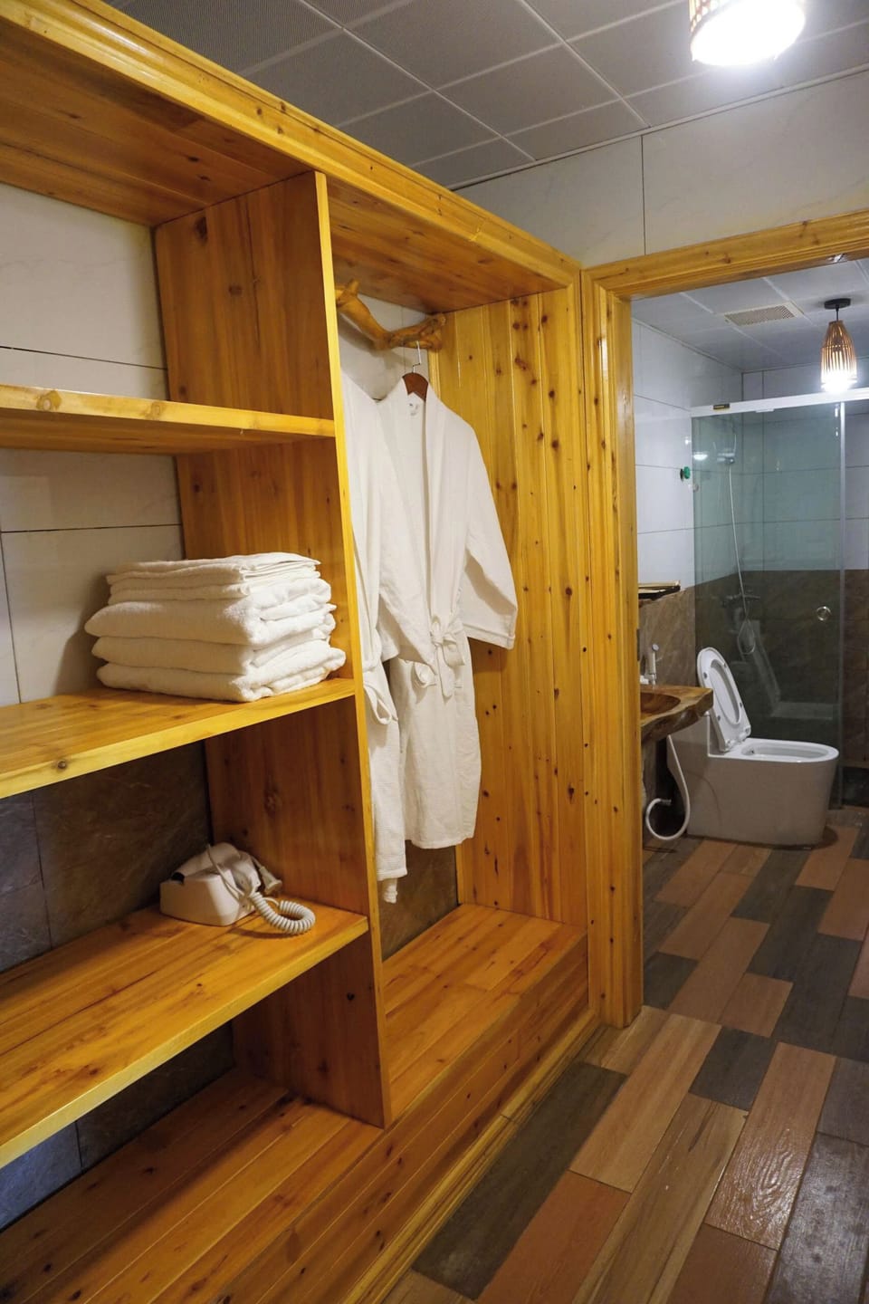 Junior Triple Room, Garden View | Bathroom | Slippers