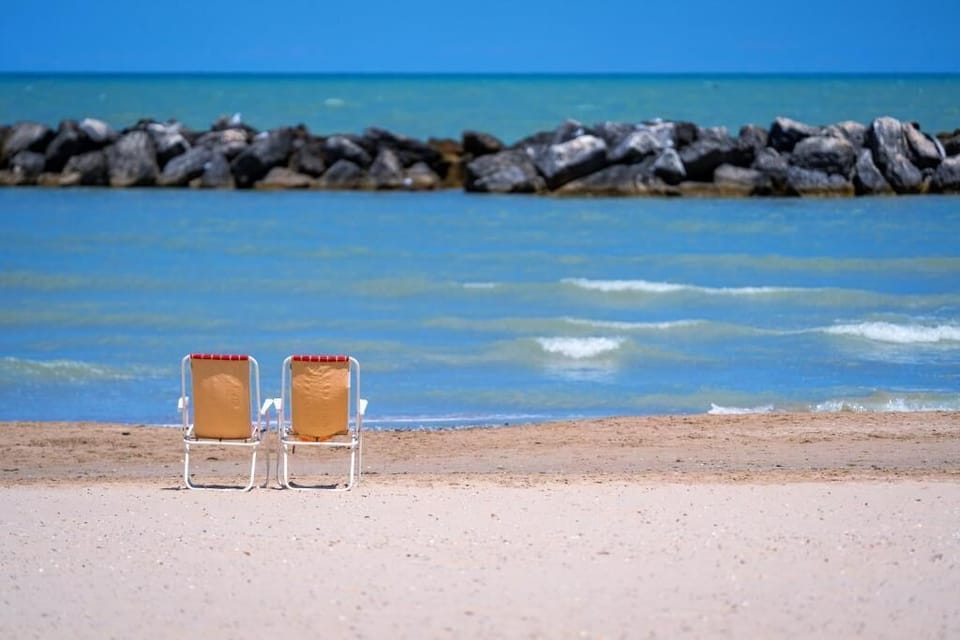 Apartment, Balcony, Sea View | Beach | On the beach, sun loungers, beach umbrellas, beach bar