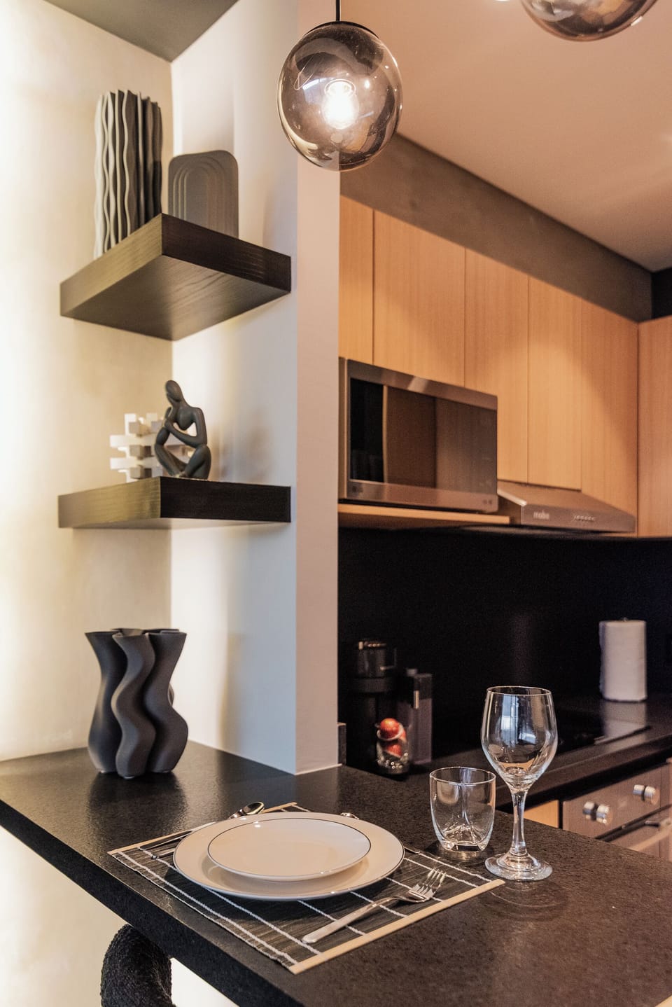 Comfort Apartment, City View | Private kitchen