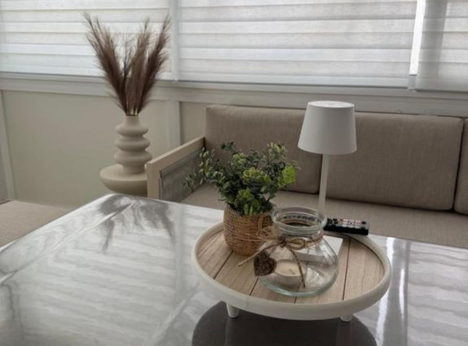 House (Two Bedroom Holiday Home with Hot-Tub) | Living room | 32-inch flat-screen TV with digital channels