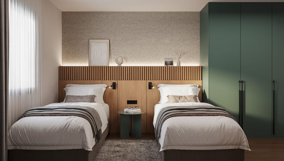 Family Quadruple Room | Minibar, in-room safe, desk, soundproofing