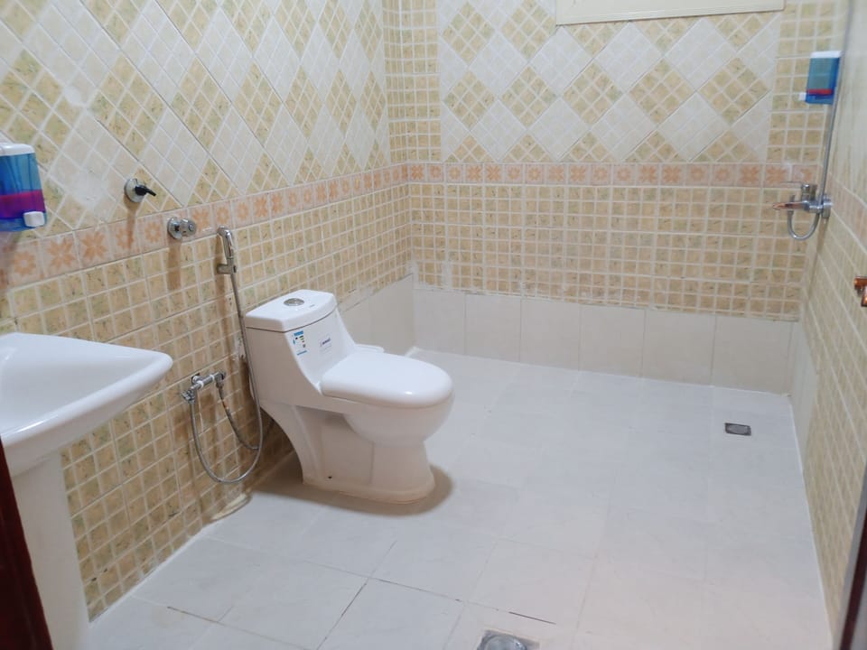 Towels, soap, shampoo