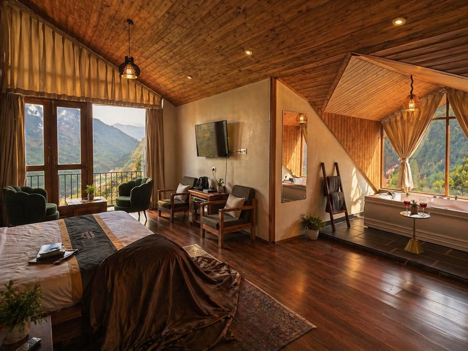 Deluxe Room, Balcony, Mountain View | WiFi (free)