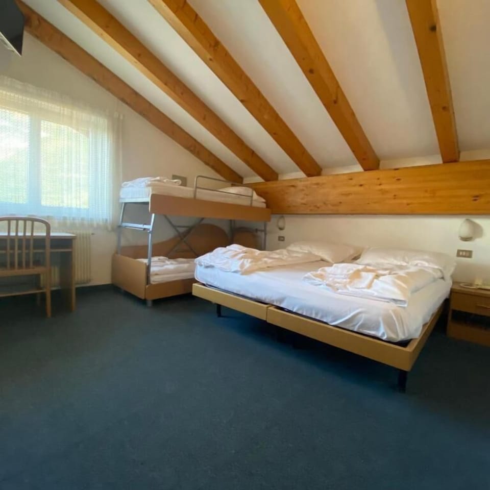 Standard Quadruple Room, Balcony, Mountain View | Desk, laptop workspace, WiFi (free)