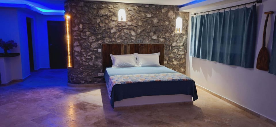 Family Quadruple Room, Beach View | Laptop workspace, free WiFi