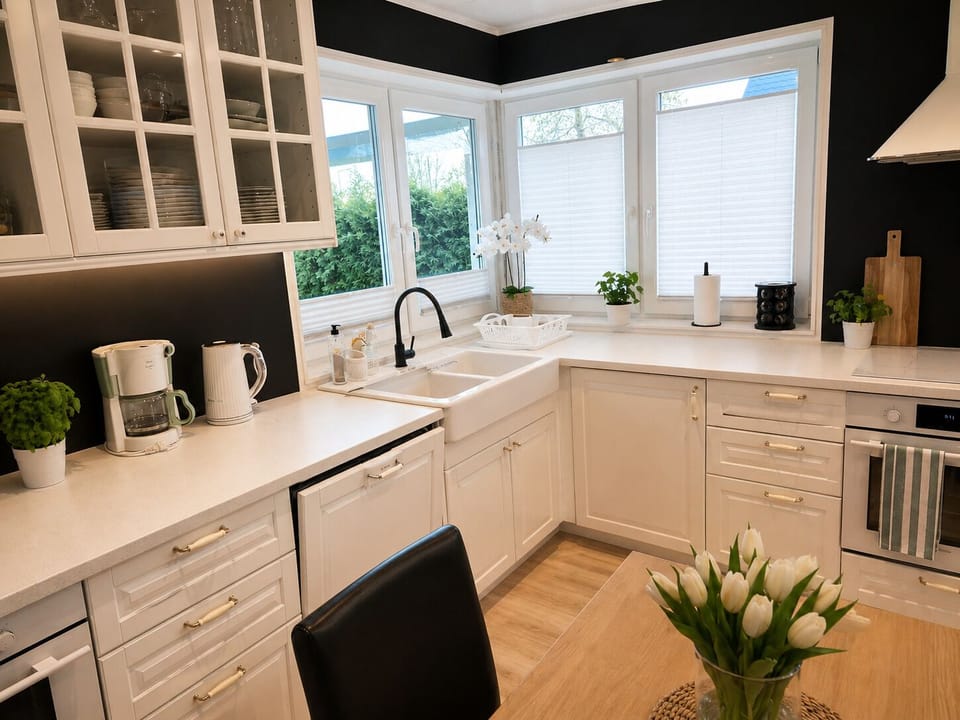 Superior Villa | Private kitchen | Fridge, microwave, oven, dishwasher