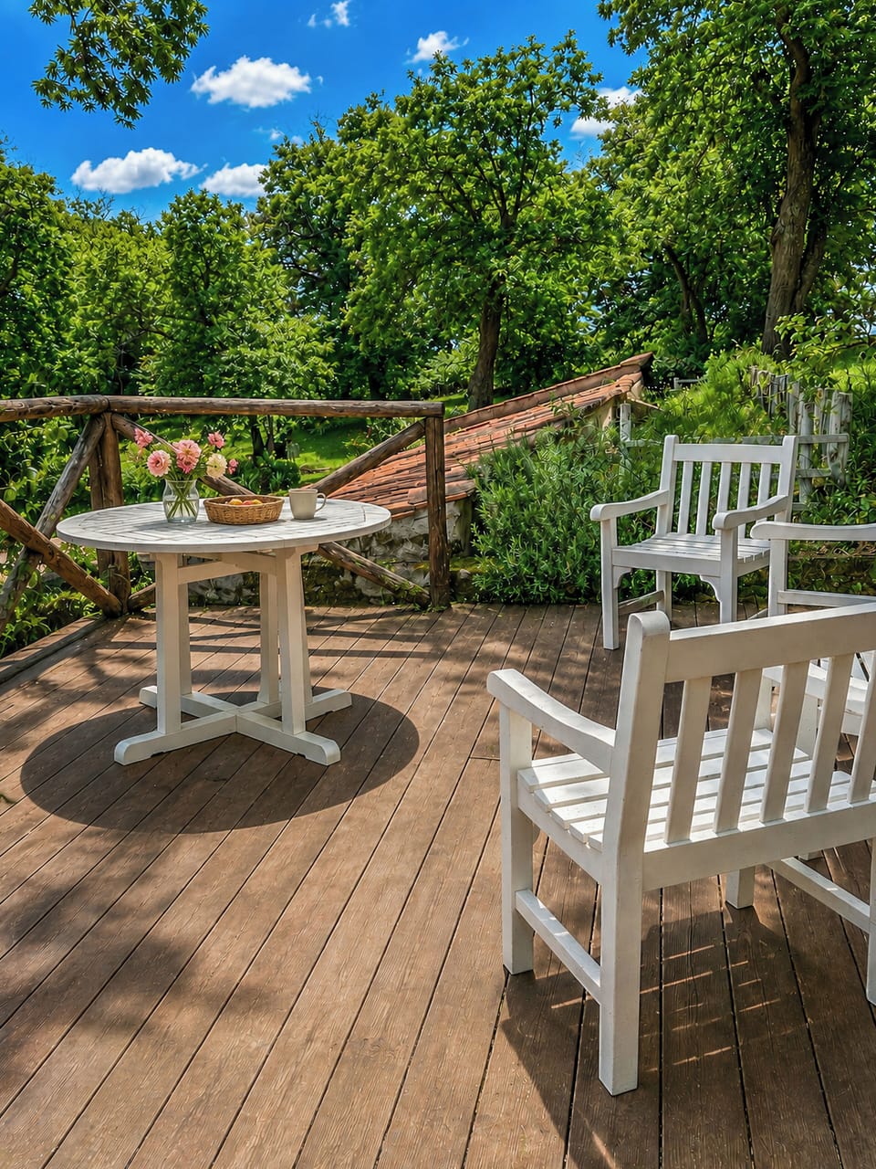 Villa, Balcony, Garden View | Terrace/patio