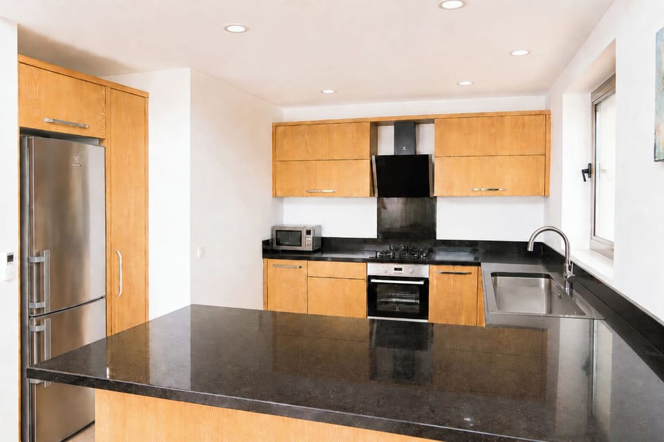 Villa, Sea View | Private kitchen | Full-size fridge, microwave, oven, stovetop