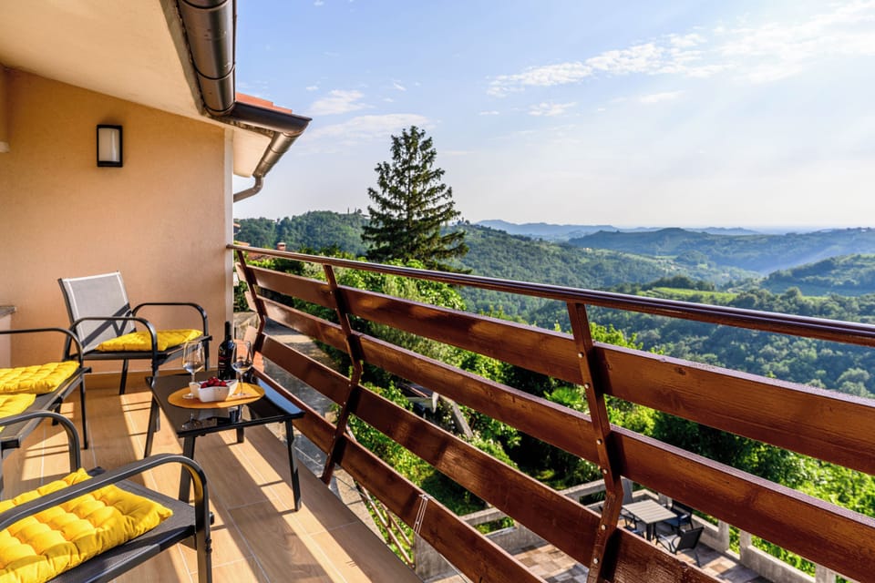 Standard Apartment, 2 Bedrooms, Balcony (Neda Apt Top Floor: Terrace Views in) | Balcony