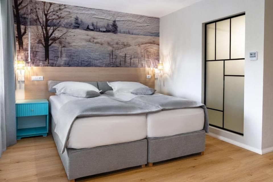 Double or Twin Room, Balcony | In-room safe, desk, laptop workspace, blackout drapes
