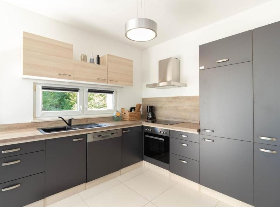 Villa (Three Bedroom Villa with Sea View) | Private kitchen | Fridge