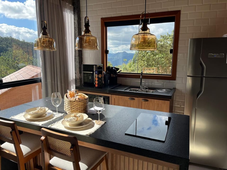 Premium Chalet, Mountain View | Private kitchen