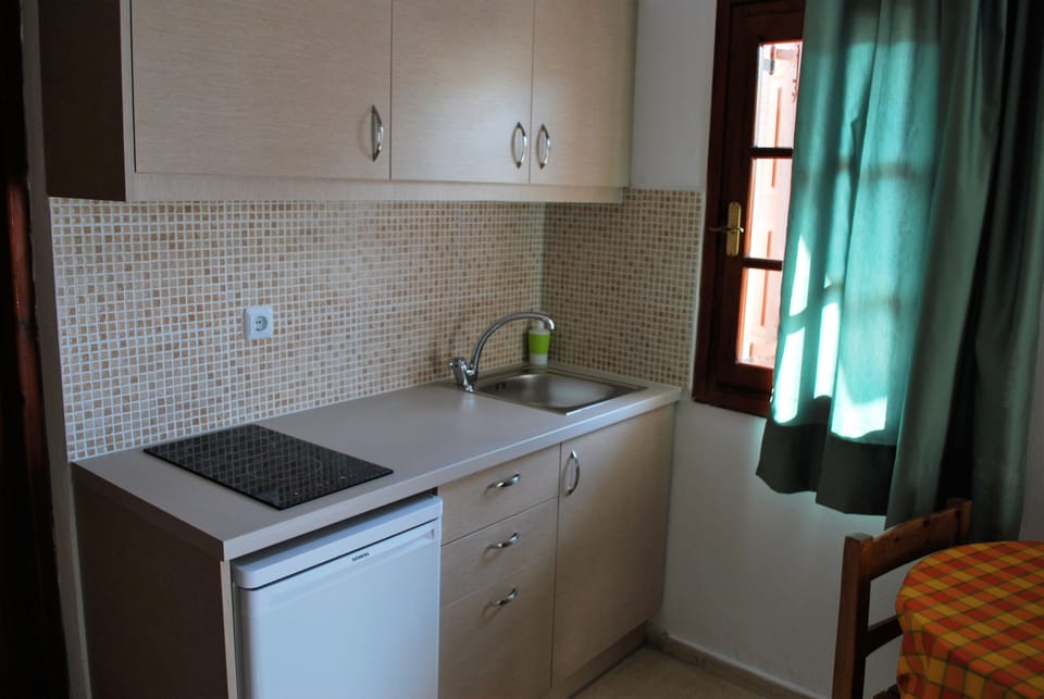 Economy Apartment, 1 Bedroom | Private kitchen | Fridge, stovetop, espresso maker, electric kettle