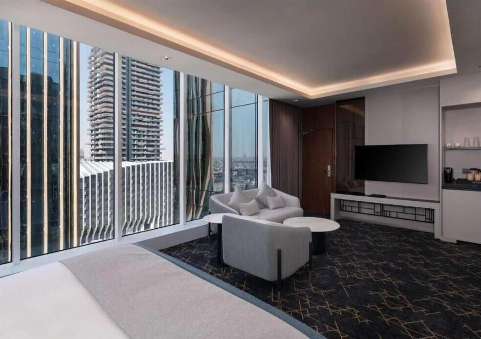 Superior Double Room, City View | In-room safe, desk, laptop workspace, iron/ironing board