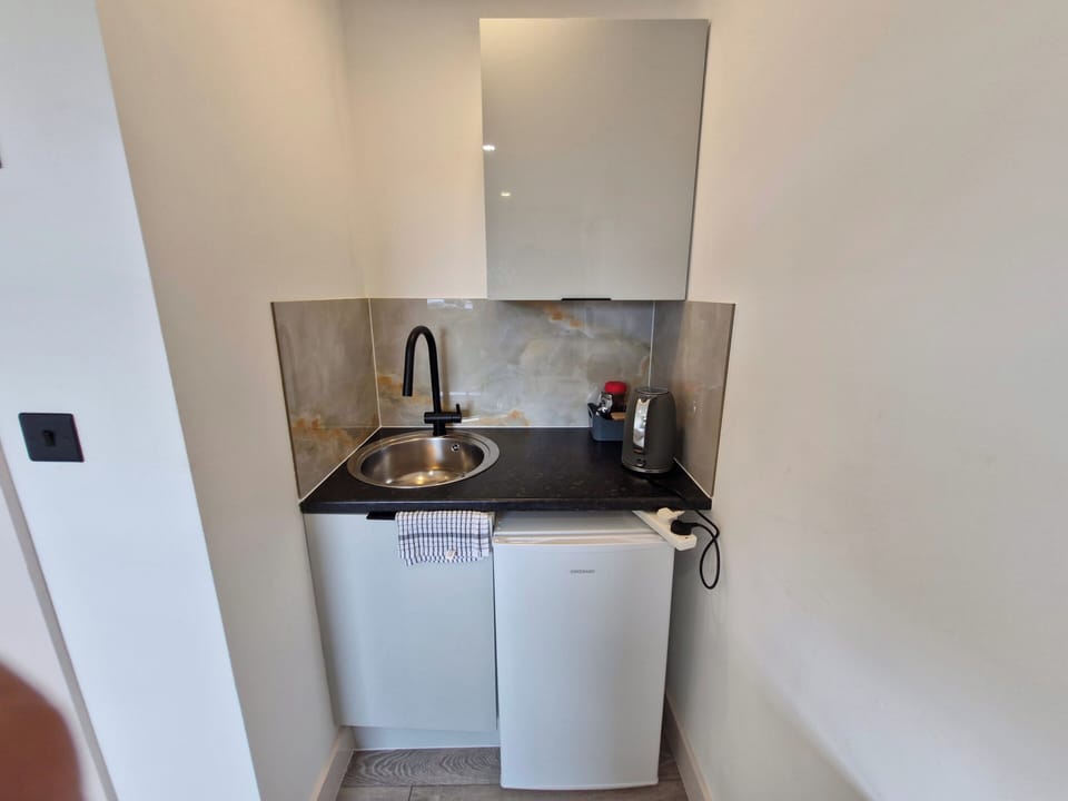 Microwave, oven, stovetop, electric kettle