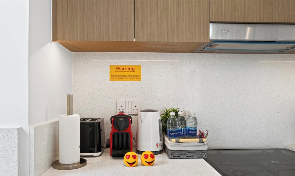 Family Apartment, Pool View | Private kitchen | Full-size fridge, microwave, oven, stovetop