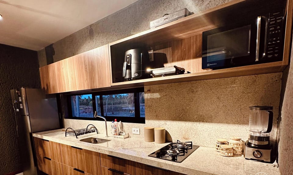 Family Apartment, Beach View | Private kitchen | Electric kettle