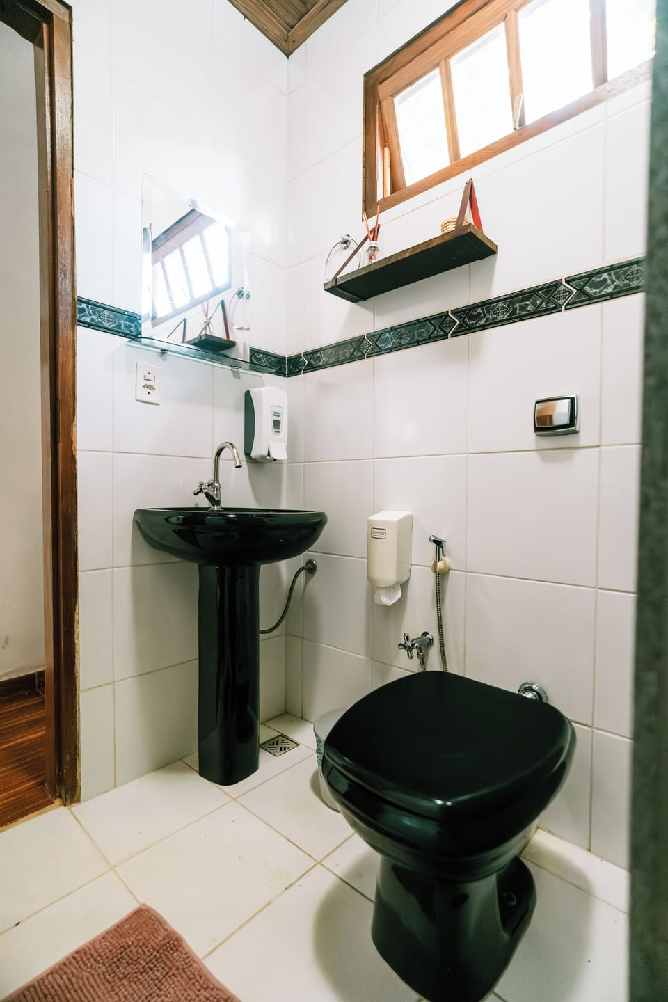 Comfort Double Room, Lanai, Garden View | Bathroom | Shower, towels, soap, toilet paper