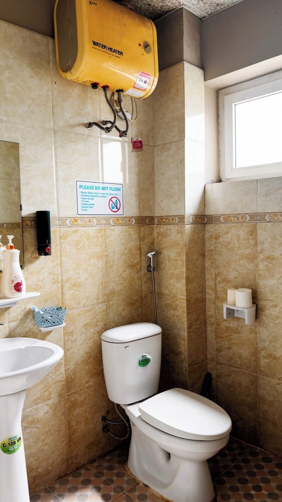 Standard Double Room, Mountain View | Bathroom | Shower, hair dryer (on request), towels, soap