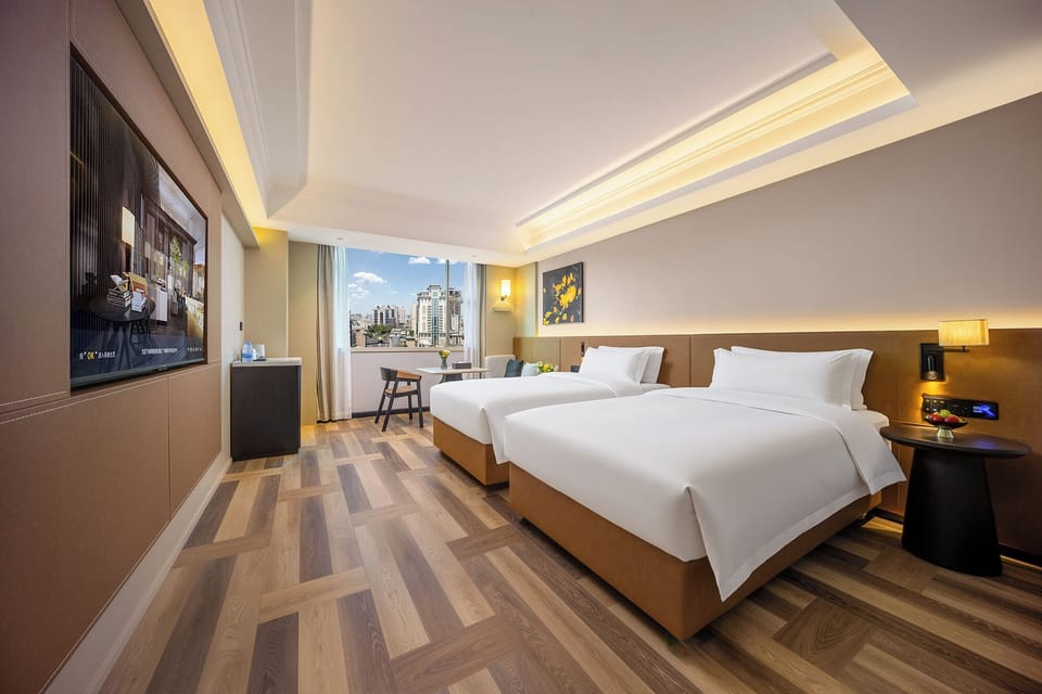 Luxury Twin Room, City View | View from room