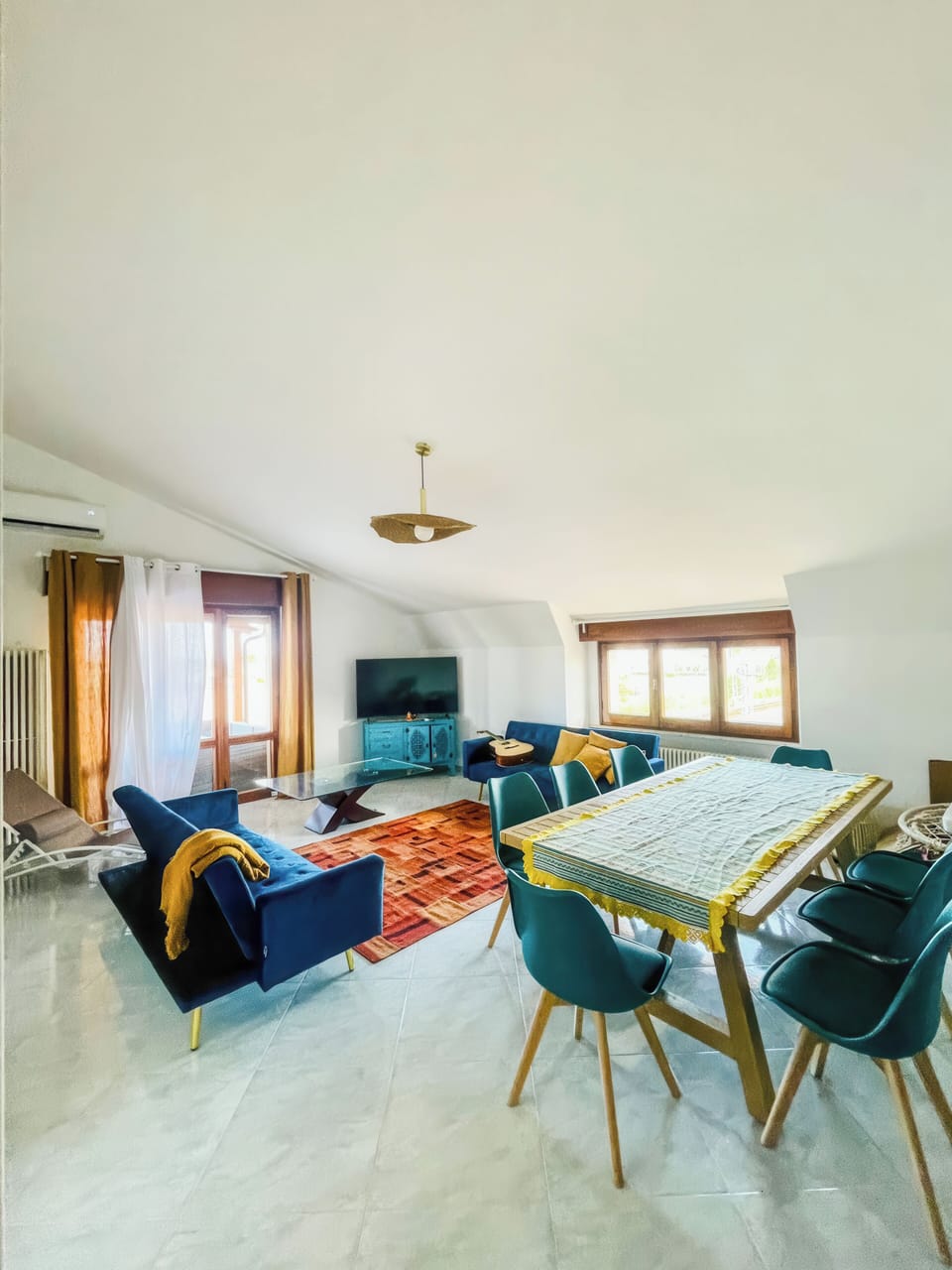 Apartment, Partial Sea View | Living area