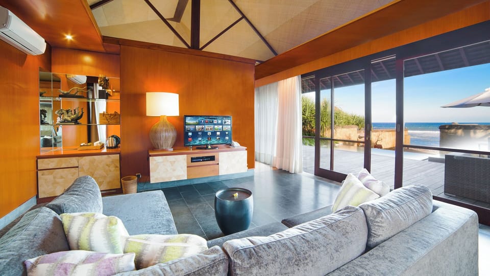 Villa, 6 Bedrooms, Beach View | Living area | 42-inch LCD TV with digital channels