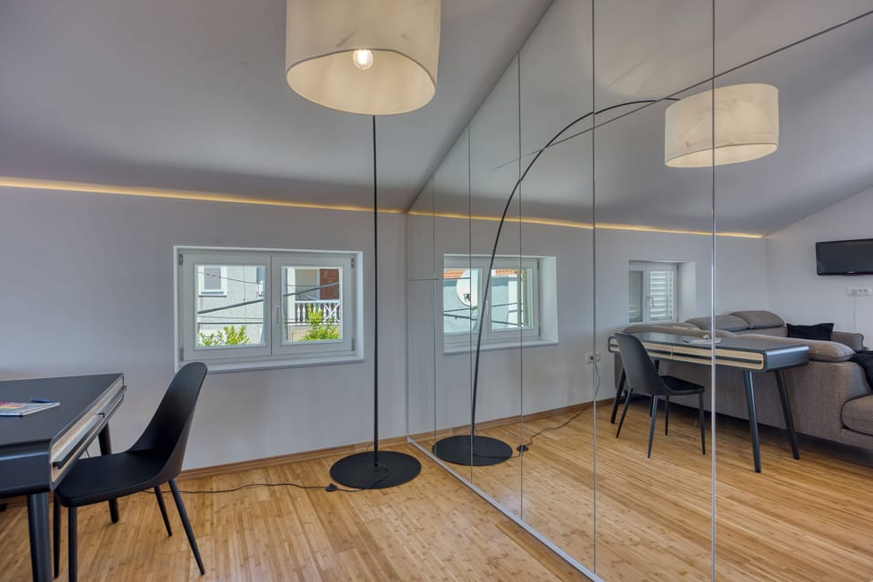 1BR Star Wars Inspired Duplex Loft /w Sea View Apartment in Mali Losinj