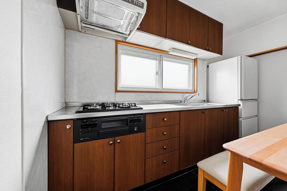 Apartment | Private kitchen | Coffee/tea maker, fridge, microwave, stovetop