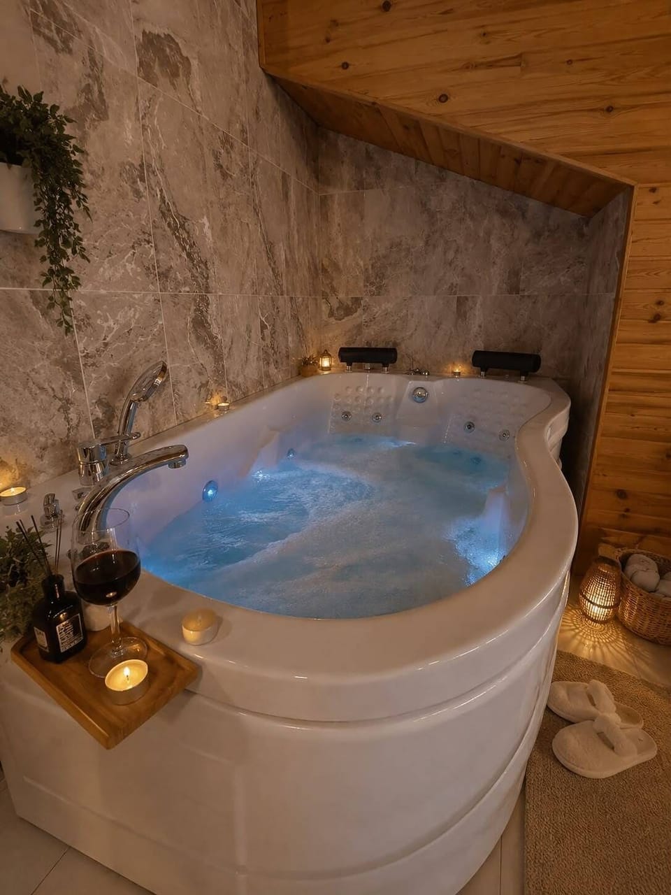 Luxury Room | Bathroom | Shower, towels, shampoo, toilet paper
