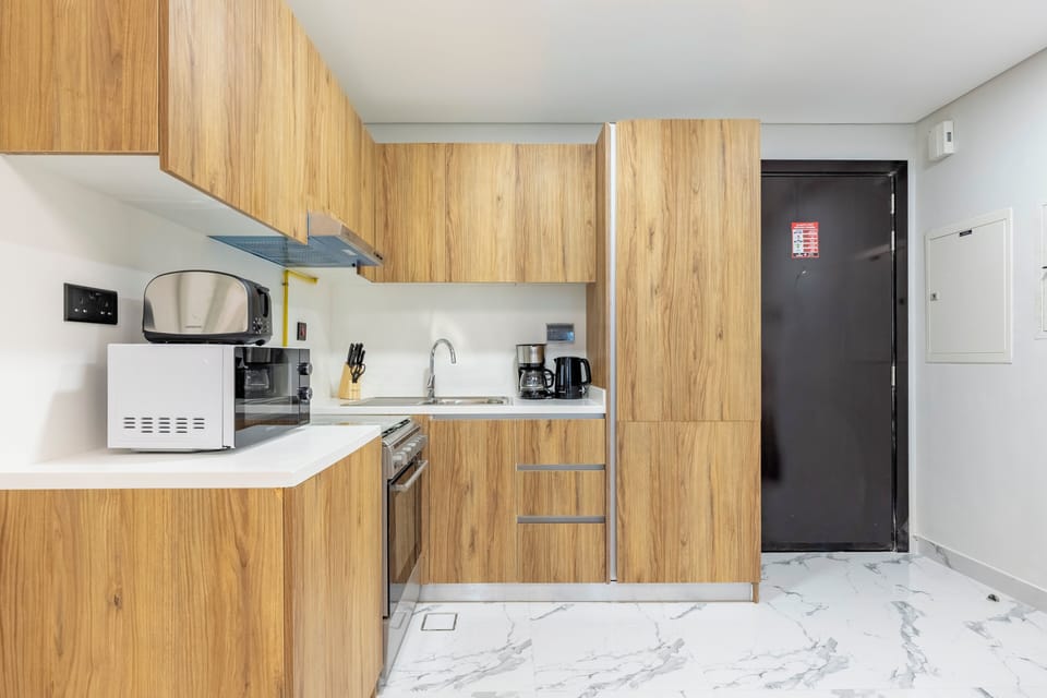 Apartment, Balcony | Private kitchen