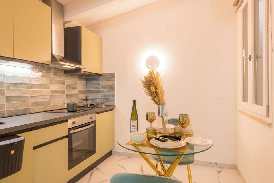 Travel - Green Escape Apartment | Private kitchen | Espresso maker, coffee/tea maker, fridge, oven