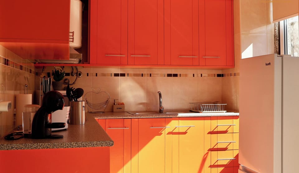 Apartment, Patio, City View | Private kitchen