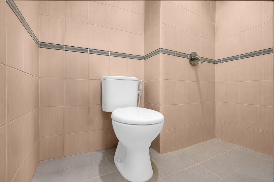 Deluxe Twin Room | Bathroom | Towels, soap, toilet paper