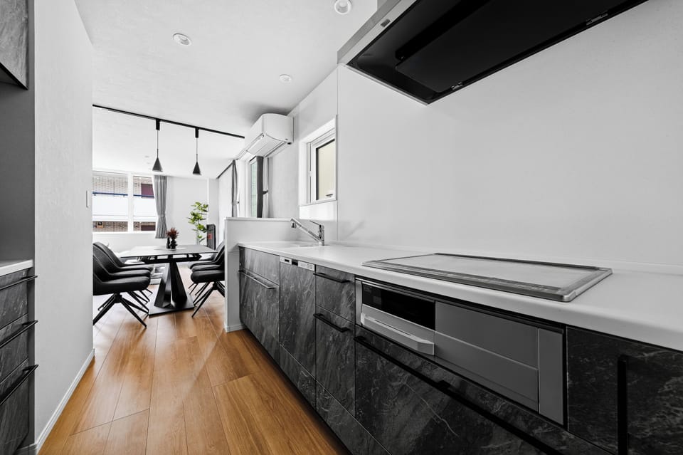 Apartment | Private kitchen | Coffee/tea maker, fridge, microwave, stovetop