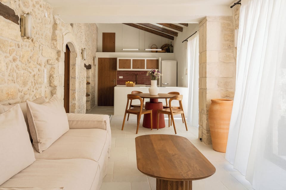 Villa, Private Pool | Living area | 50-inch Smart TV with satellite channels, fireplace, Netflix