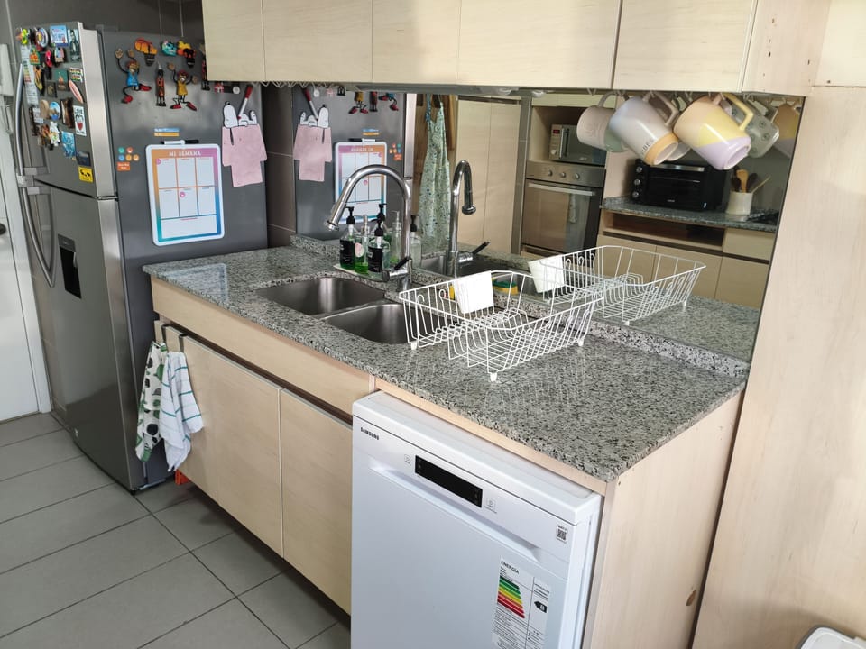 Family Apartment, Balcony, Beach View | Private kitchen