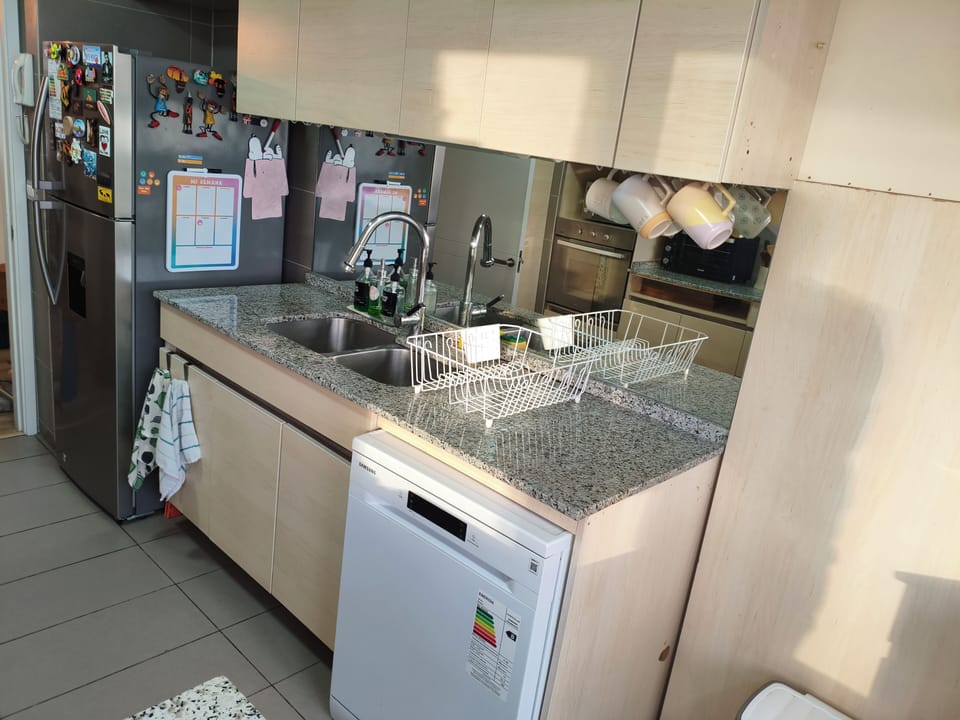 Family Apartment, Balcony, Beach View | Private kitchen