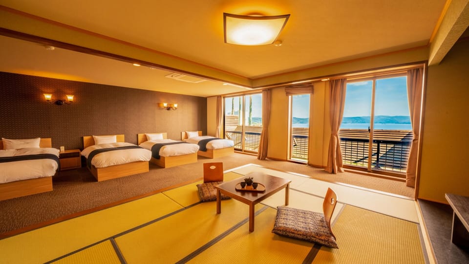 Suite Maisonette Japanese Western Style Room with Bath, Non-Smoking | In-room safe, desk, WiFi (free), bed sheets
