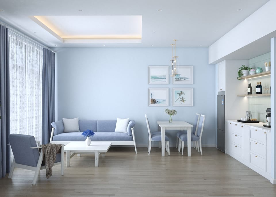 Senior Suite | Living area | 30-inch TV with cable channels