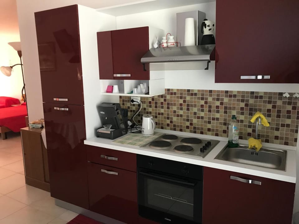 Microwave, oven, stovetop, espresso maker
