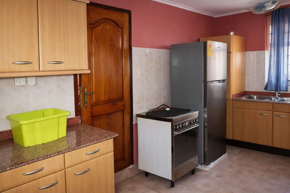 Fridge, shared microwave