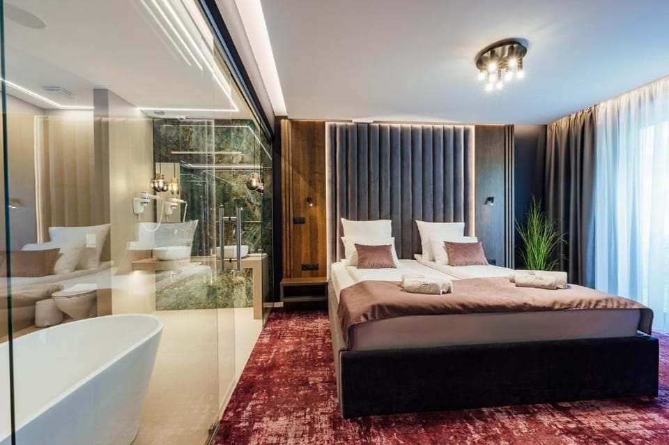 Presidential Suite, Balcony, Mountain View | Memory foam beds, minibar, in-room safe, desk