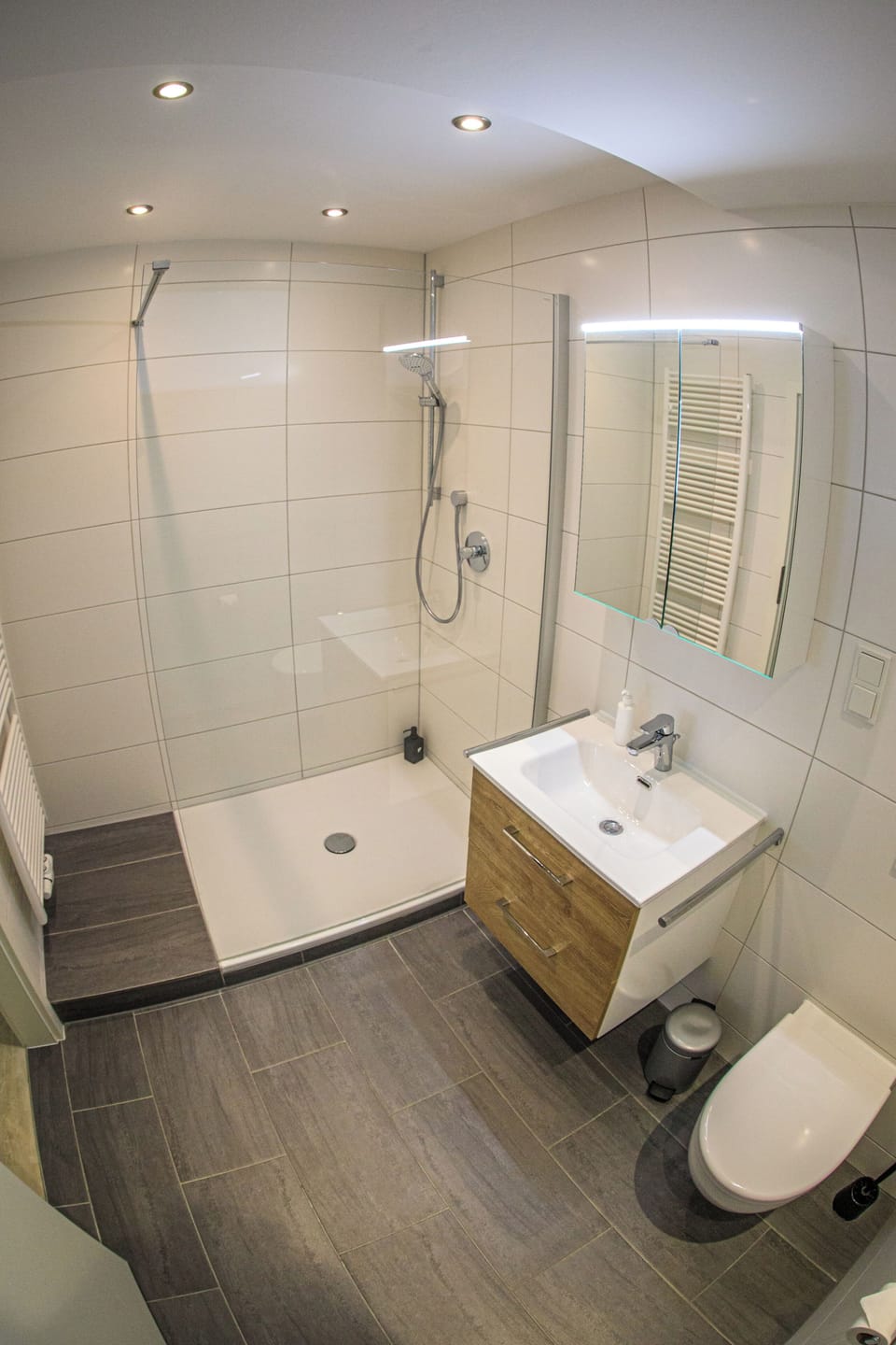 Towels, soap, toilet paper
